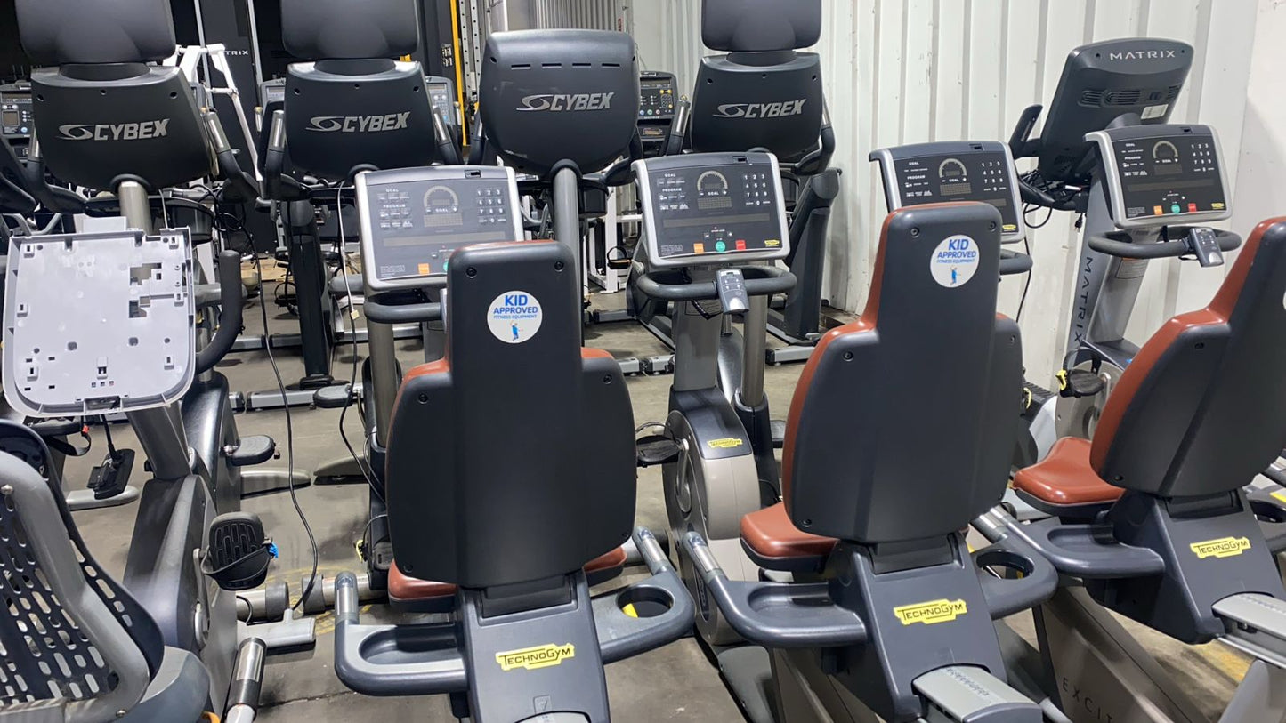 Lot de 3 Vélos allongés - TECHNOGYM - MANUEL