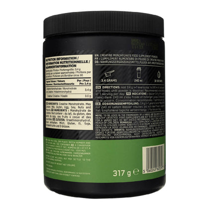 Créatine micronisée ON Optimum Nutrition.